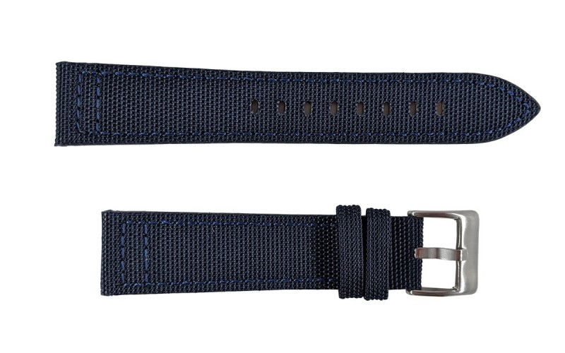 Kevlar fabric watch strap, 20mm, Blue, CP000416.20.05