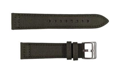 Kevlar fabric watch strap, 24mm, Green, CP000416.24.27