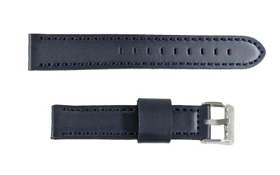 Vegan waterproof watch strap, 18mm, Blue, CP000415.18.05