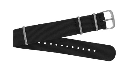 NATO watch strap, 22mm, Black, CP000387.22.01