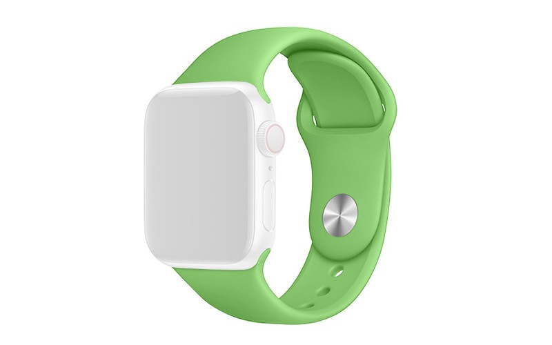 Silicone strap for Apple Watch 42/44/45/49 mm, Green, RSJ-01-00A-32