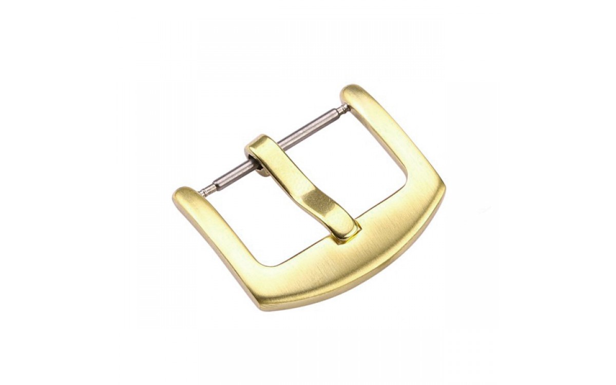 Gold brushed buckle