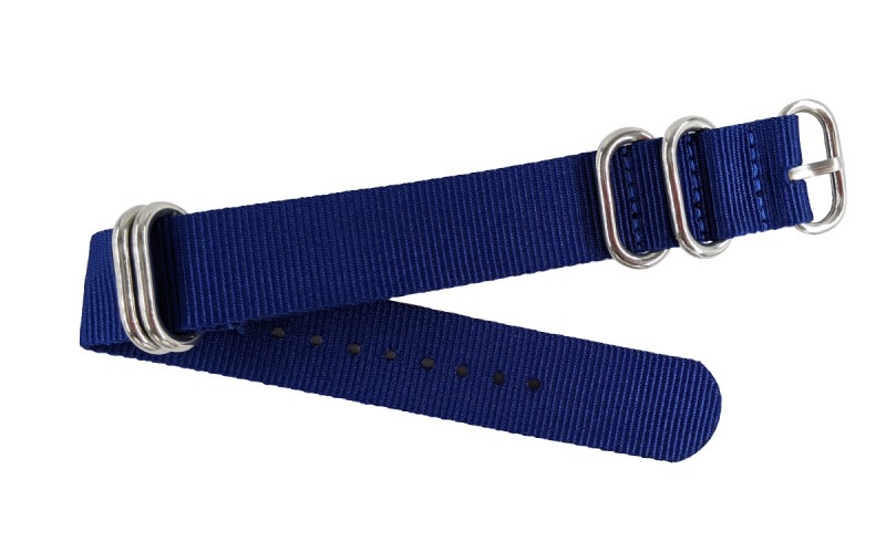 ZULU watch strap, 20mm, Blue, CP000409.20.05