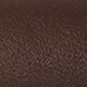 Smooth padded matte leather strap with stitching, 18mm, Brown, CP000302.18.02