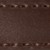 Smooth leather watch strap with stitching, 18mm, Brown, CP000373.18.02