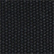 Canvas cotton washable watch strap, 24mm, Black, JP-CWB007-24C-1A