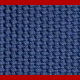 Sailcloth FKM Rubber Sports Watch Strap, 22 mm, Blue, Red, JP-RWB064-22PC-2A4