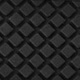 Sporty FKM rubber watch strap with locking feature, 20 mm, Black