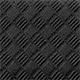 Padded FKM & Waterproof Leather Watch Strap, 22 mm, Black