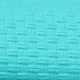 Hybrid sailcloth-textured FKM rubber and leather watch strap, 18 mm, Turquoise