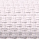 Hybrid FKM rubber and leather watch strap with sailcloth texture, 20 mm, White