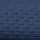 Hybrid sailcloth-textured FKM rubber and leather watch strap, 22 mm, Blue